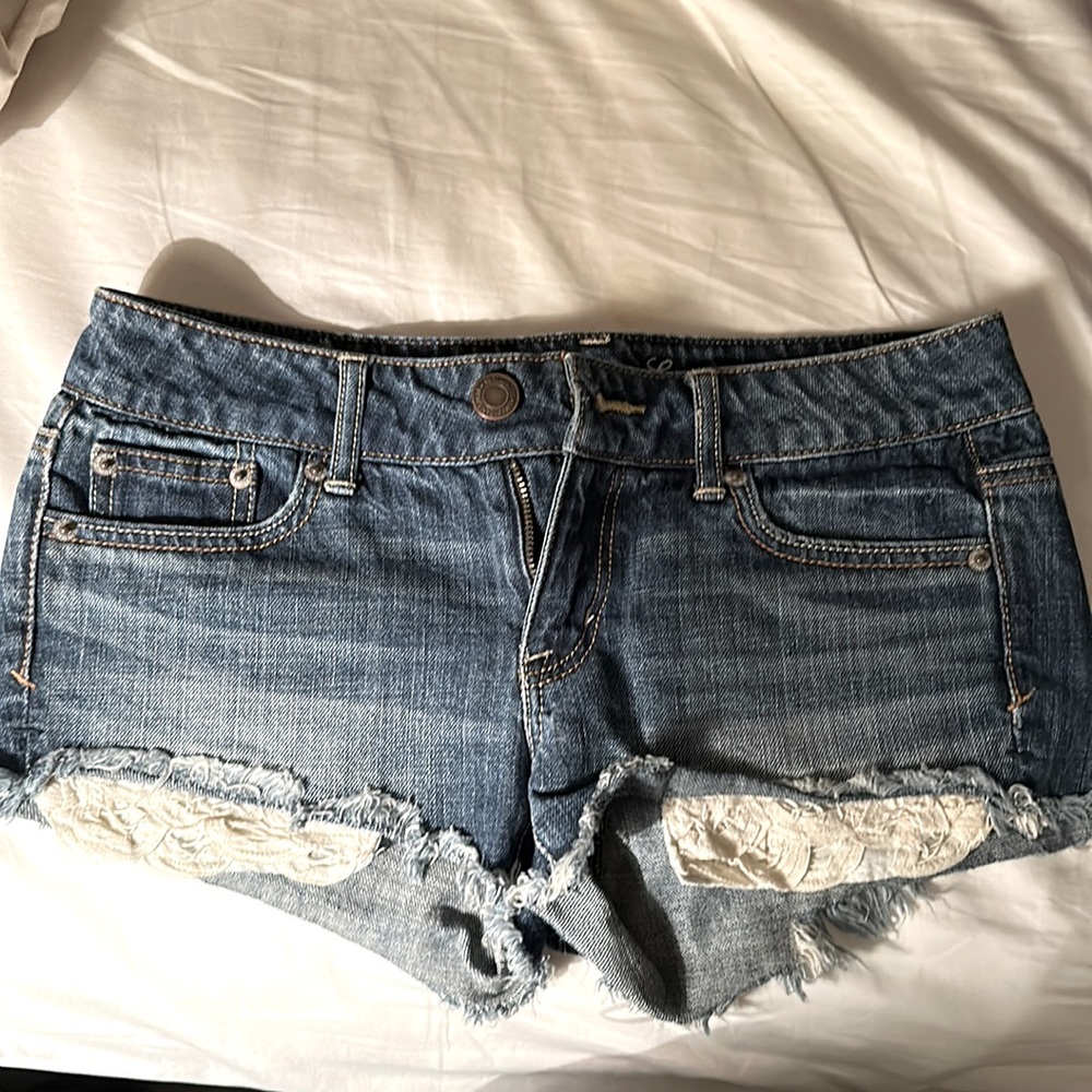 American eagle denim shorts